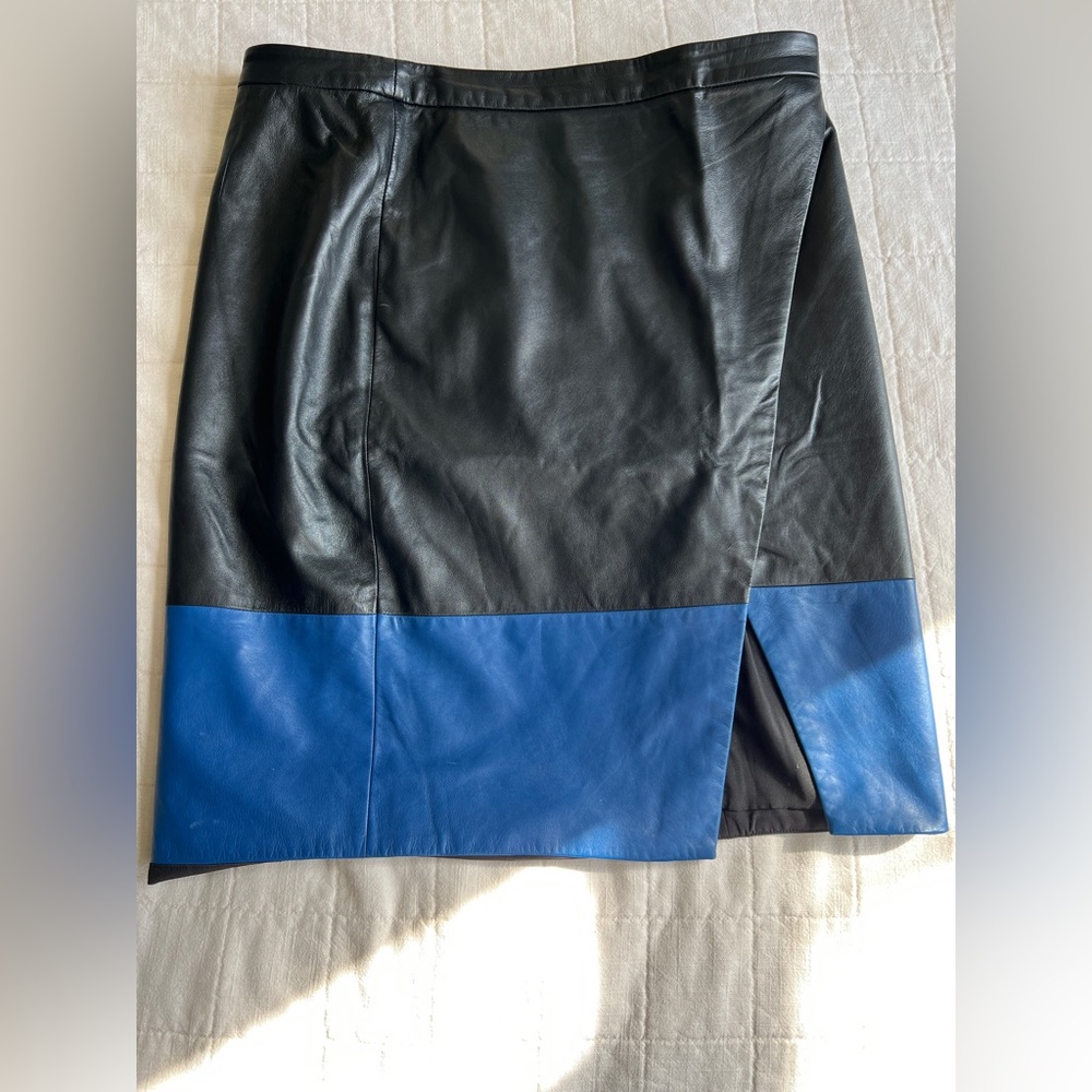 Tibi Leather Skirt size 8